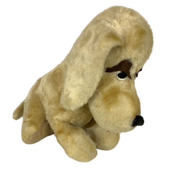 Rushton 1960s Golden Retriever Plush Puppy Dog With Floppy Ears 13 inch - Picture 5 of 11